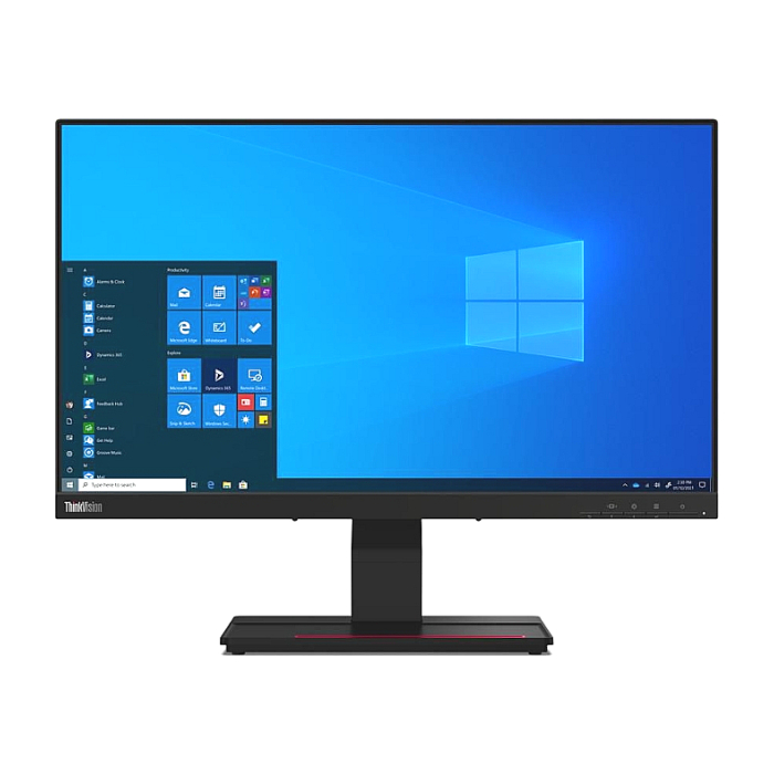 Lenovo ThinkVision T24t-20 23.8" Multi-touch, IPS, 1920x1080, AG, 16:9, 60Hz, 1000:1, 4ms, HDMI, DP, USB-C, Tilt, Height Adjust Stand, 3Y