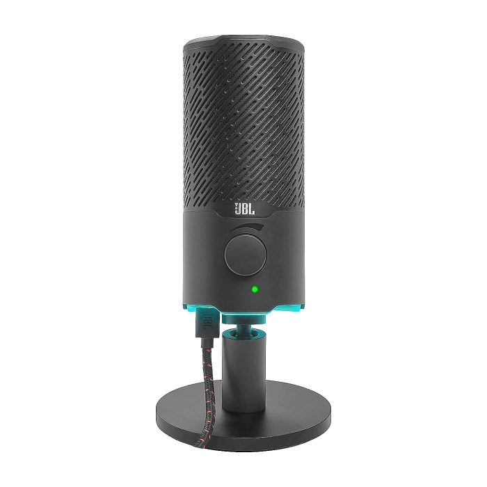 JBL QUANTUM Stream - Dual pattern premium USB microphone for streaming, recording and gaming