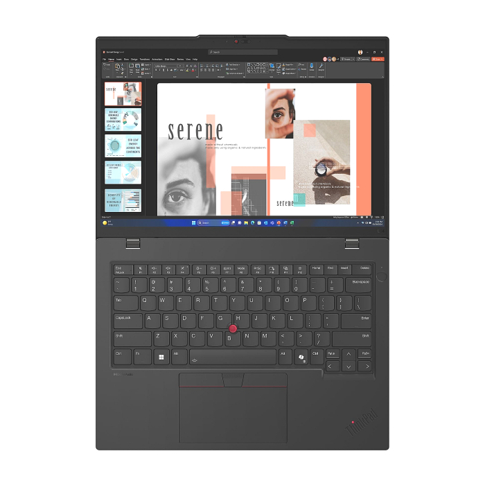 Lenovo ThinkPad L14 G5 Intel Core Ultra 5 125U (up to 4.3GHz, 12MB), 16GB DDR5-5600, 512GB SSD, 14" WUXGA (1920x1200) IPS AG, Intel Graphics, 5MP&IR Cam, Backlit KB, Black, WLAN, BT, SCR, FPR, Win11Pro, 3Y Onsite (тъмнейл - 4)