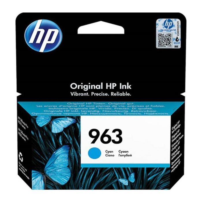 HP 963 Cyan Original Ink Cartridge (тъмнейл - 1)