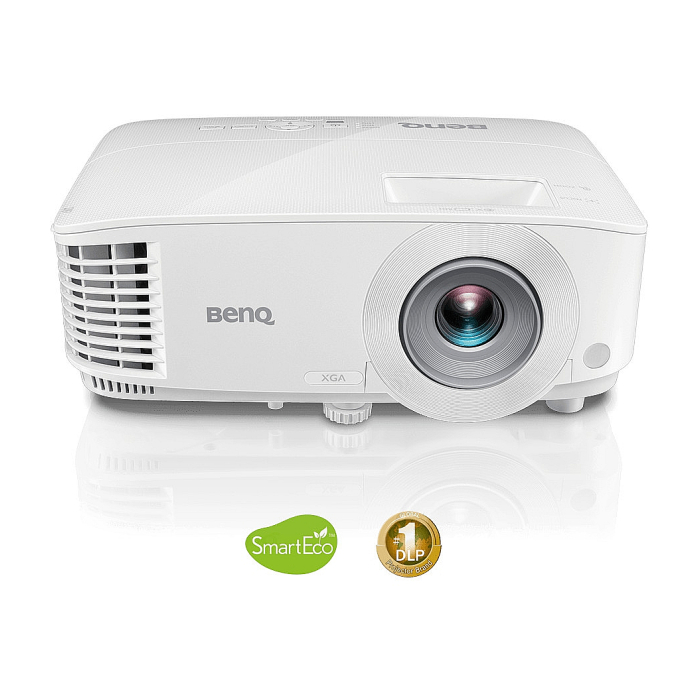 BenQ MX731, Network Business Projector, DLP, XGA (1024x768), 20 000:1, 4000 ANSI Lumens, Zoom 1.3x, VGA, HDMI x2, USB type A x2, Audio In/Out, Lan, VGA out, Speaker 10W, USB Reader for PC-Less Presentations, Corner Fit, 2D Keystone, 2.5kg, White (тъмнейл - 1)