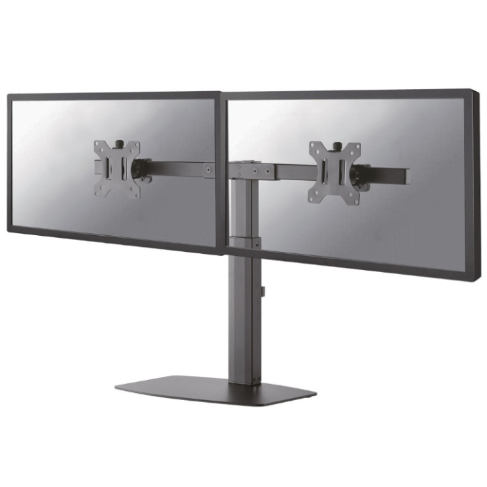 Neomounts by NewStar Flat Screen Desk Mount (stand) for 2 Monitor Screens (тъмнейл - 1)