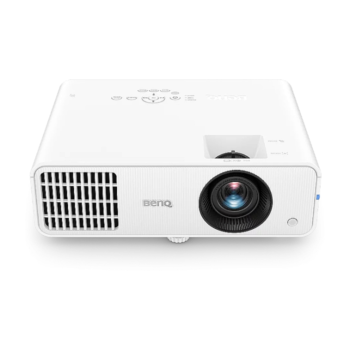 BenQ LH550 DLP, FHD 1080P, 2600 ANSI lumens 1.1X, HDMIx2, USB-A, SmartEco; T/R: 1.49-1.64, Contrast Ratio (FOFO) 15,000:1, Display Color 30-bit (1.07 billion colors) Light Source LED, Audio out x1, 10W speaker, Light Source Life ECO 30000 hrs, White (тъмнейл - 2)