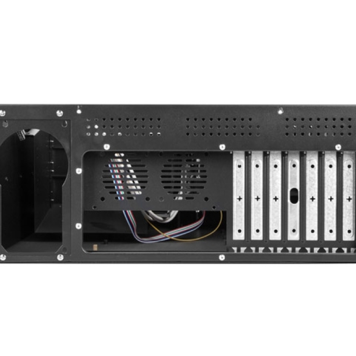 Lanberg rackmount server chassis ATX 450/08 19"/4U (тъмнейл - 2)