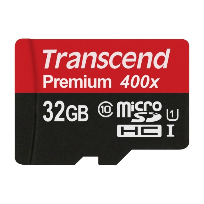 Transcend 32GB micro SDHC UHS-I Premium (with adapter, Class 10) (тъмнейл - 1)