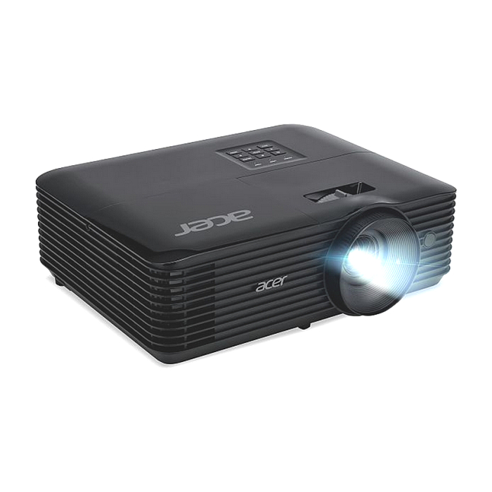 Acer Projector X1128H, DLP, SVGA (800x600), 4800Lm, 20 000:1, 3D ready, 40 degree Auto keystone, ACpower on, HDMI, VGA, RCA, USB(Type A, 5V/1.5A), Audio in, 1x3W, 2.7kg, Black (тъмнейл - 1)