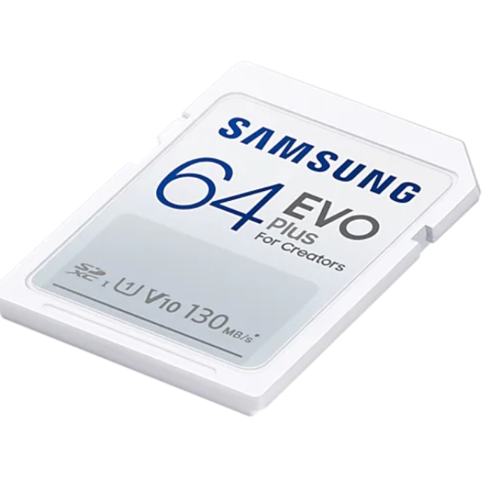 Samsung 64GB SD Card EVO Plus, Class10, Transfer Speed up to 130MB/s (тъмнейл - 3)