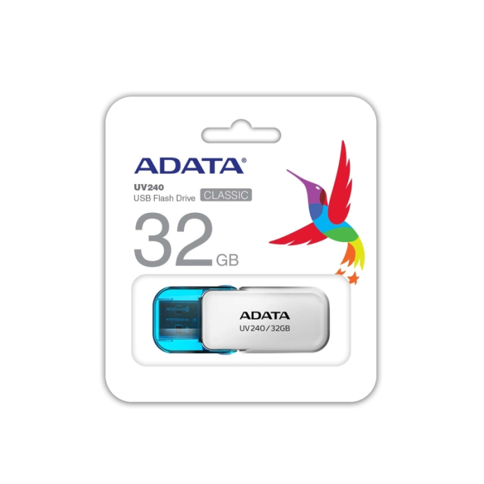 ADATA UV240 32GB USB 2.0 White (тъмнейл - 2)