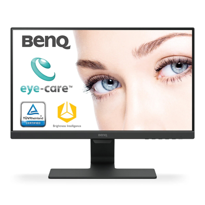 BenQ GW2280, 21.5" VA LED, 5ms, 1920x1080 FHD, Stylish Monitor with Eye Care Technology, 72% NTSC, Flicker-free, B.I., LBL, 3000:1, DCR 20M:1, 8 bit, 250cd/m2, VGA, HDMI x2, Speakers, Tilt, Edge to Edge Slim Bezel Design, Black