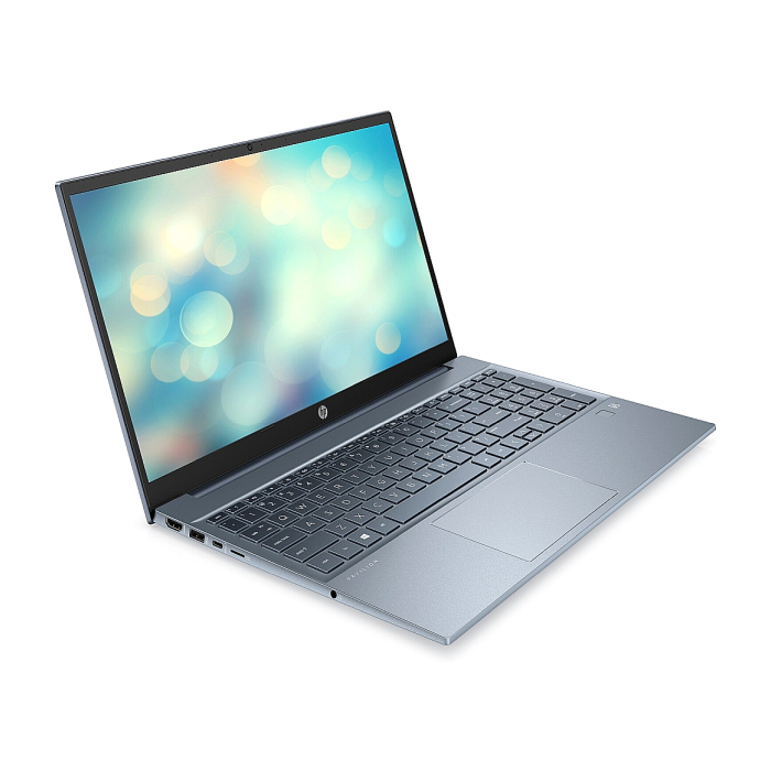 HP Pavilion 15-eh3007nu Fog Blue, Ryzen 7-7730U(2Ghz, up to 4.5GH/16MB/8C), 15.6" FHD IPS AG, 16GB 3200MHz 2DIMM, 1TB PCIe SSD, WiFi 6 2x2 + BT 5.3, FPR, Backlit Kbd, 3C Batt, Free DOS (тъмнейл - 1)