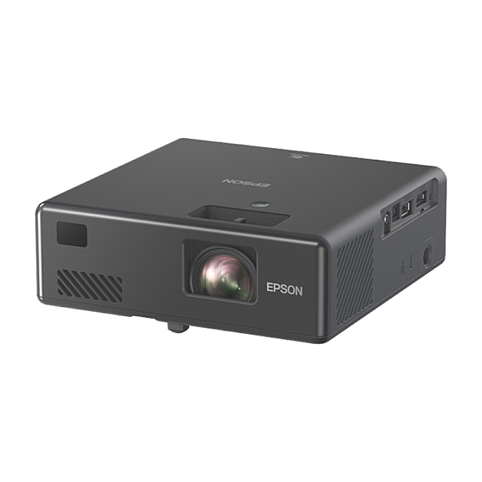 Epson EF-11, Portable Laser, Full HD (1920 x 1080), 16:9 , 1000 ANSI lumens, 2500000:1, 1xHDMI, Bluetooth, Miracast, 1x2 W, 30-150", 1.2 kg, Black (тъмнейл - 2)