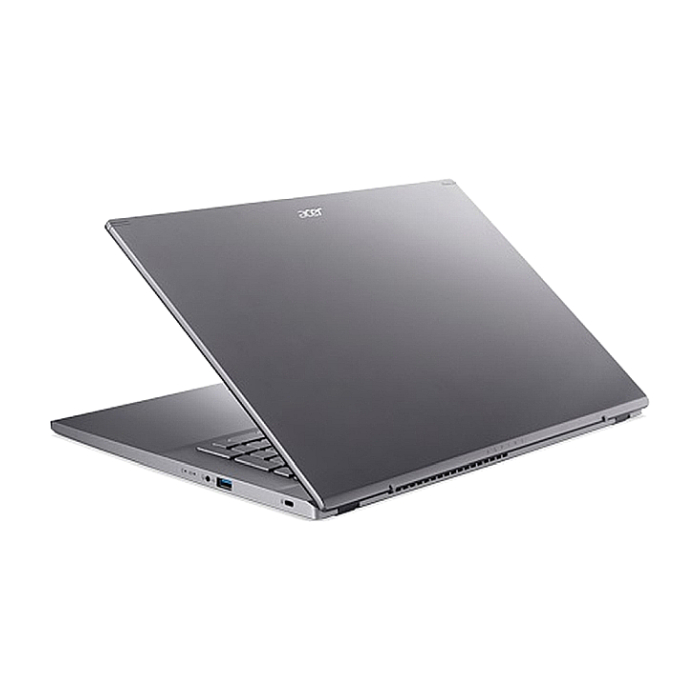 Acer Aspire 5, A517-53-57ZF, Intel Core i5-12450H (up to 4.40 GHz, 12MB), 17.3" FHD (1920x1080) IPS SlimBezel AG, 16GB DDR4 (2x8GB), 512GB PCIe NVMe SSD, Intel UMA, HD Cam, 802.11ax, BT 5.1, Backlit Kbd, No OS, Gray (тъмнейл - 4)