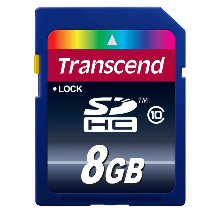 Transcend 8GB SDHC (Class 10) на супер цена