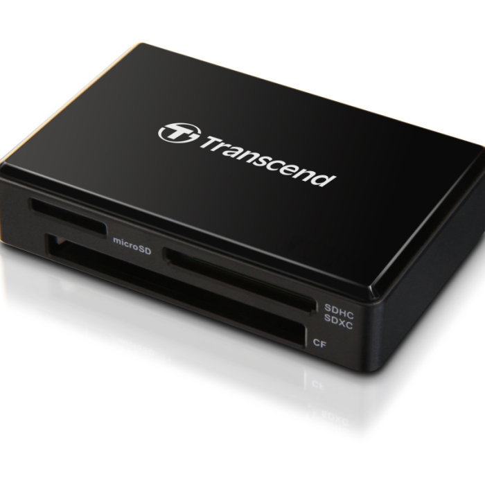 Transcend All-in-1 Multi Memory Card Reader, USB 3.0/3.1 Gen 1, Black