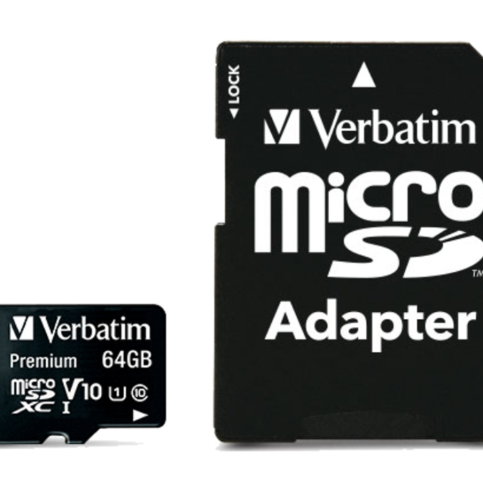 Verbatim micro SDXC 64GB Class 10 (Incl. Adaptor) на супер цена