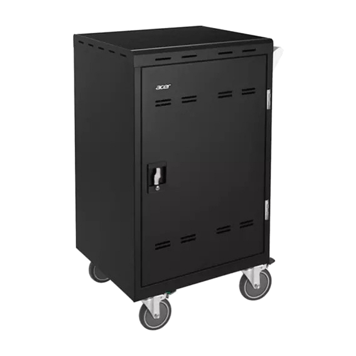 ACER Charging cart 32 slots, supports Laptops, Chromebooks, Tablets up to 15.6'', 2 point steel locking mechanism,Smart cycle charching technology, Streamlined cable and power management, Solid Steel (тъмнейл - 1)