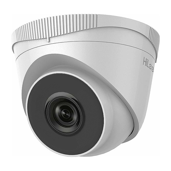 Hi-Look Fixed Turret Network Camera 4 MP, 2.8mm, IR up to 30m, H.265+, IP67, WDR, 3D DNR, 12Vdc/PoE 6.5 W