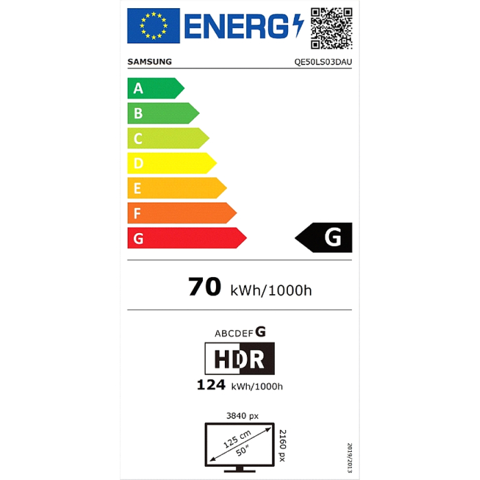 Samsung 50" 50LS03D Frame AI 4K UHD LED TV, SMART, 4xHDMI, 2xUSB, Bluetooth, Wi-Fi, Tizen, Charcoal Black (тъмнейл - 3)