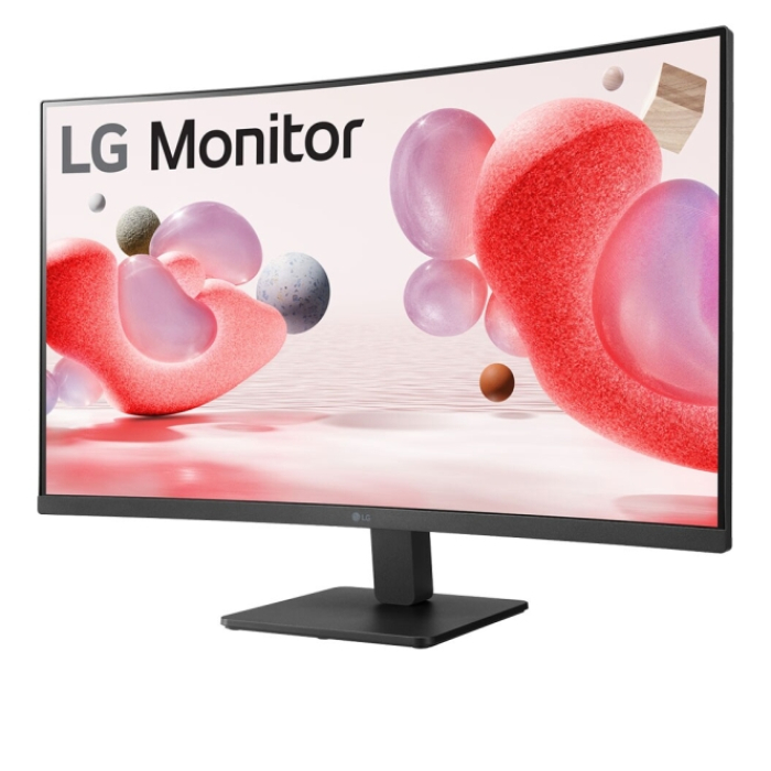 LG 32MR50C-B, 31.5" VA, Curved Display, 5ms (GtG at Faster), 100Hz, 3000:1, Dynamic Action Sync, 250 cd/m2, Full HD 1920x1080, sRGB 99%, AMD FreeSync, Flicker Safe, Reader Mode, D-Sub, HDMI, Headphone Out, Tilt, Black (тъмнейл - 1)