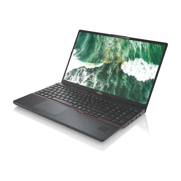 Fujitsu LIFEBOOK E5513, Intel Core i5-1335U up to 4.6 GHz, 15.6" FHD AG, 1x16GB DDR4 3200MHz, SSD 512GB PCIe 4.0 NVMe M.2, FPR & SCR, TPM 2.0, HD cam, Intel WiFi 6E AX211, BT5.2, WWAN ready (4G antennas only ), 4cell 50Wh, Black Kbd backlit US, W (тъмнейл - 1)