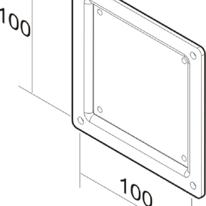 Neomounts by NewStar VESA Conversion Plate - VESA 75 to 100 (тъмнейл - 1)