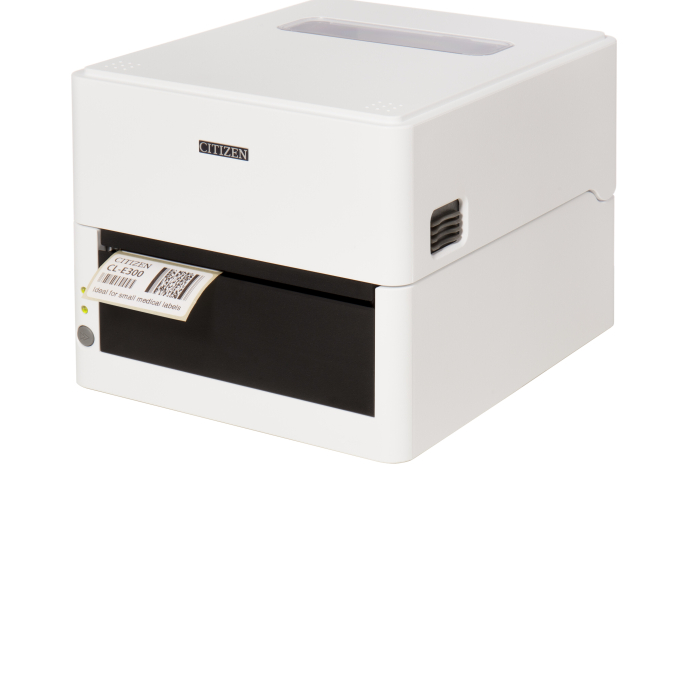 Citizen Label Desktop printer CL-E300 Direct thermal Print Speed 200mm/s, Print Width(max.) 4"(104 mm)/ Media Width (min-max) 1"- 5"(25.4-118.1 mm)/ Roll Size(max) 5"(125 mm), Core Size 1" (25mm), Resol.203dpi/ Interface USB/RS-23 (тъмнейл - 4)