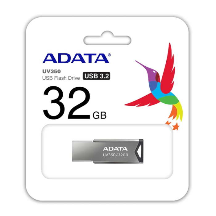 ADATA UV350 32GB USB 3.2 Black (тъмнейл - 1)