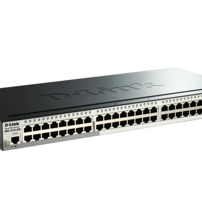 D-Link 52-Port Gigabit Stackable Smart Managed Switch including 4 10G SFP+ (тъмнейл - 1)