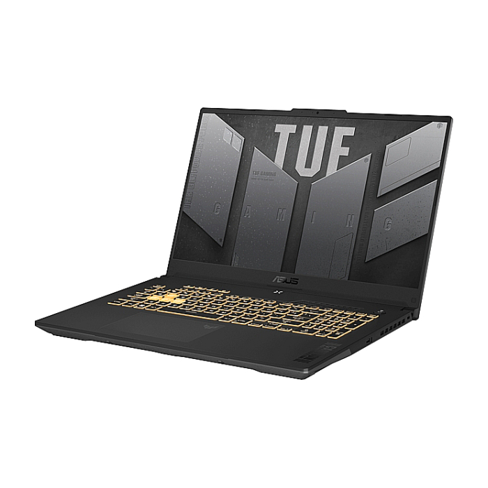 Asus TUF F17 FX707ZC4-HX014, Intel i5-12500H,2.5GHz, 17.3" FHD AG (1920x1080)144Hz,16GB DDR4 3200MHz (2x8 GB), 512GB SSD M.2,RTX 3050 GDDR6, WiFi 6, RGB Illum. Kbd, no OS, Mecha Gray (тъмнейл - 1)