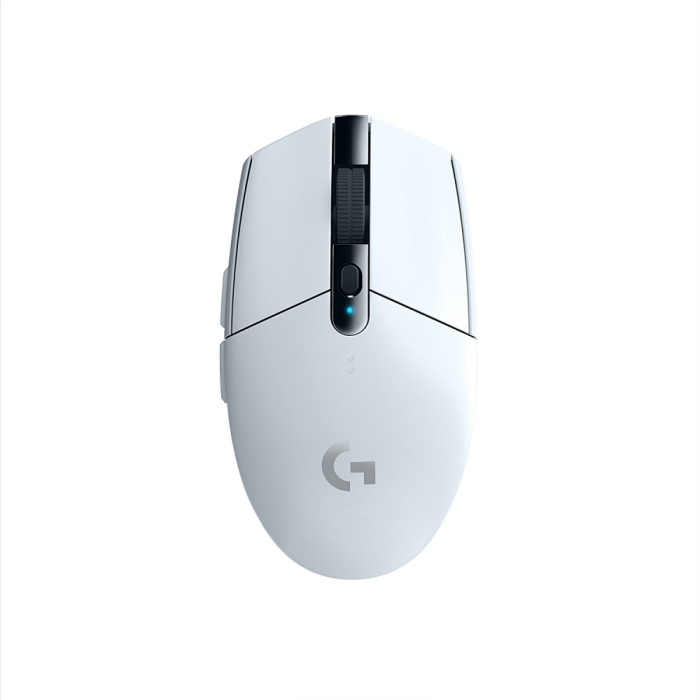 Logitech G305 Wireless Mouse, Lightsync RGB, Lightspeed Wireless, HERO 12K DPI Sensor, 400 IPS, 6 Programmable Buttons, White на супер цена