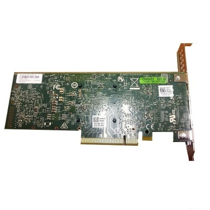 Dell Broadcom 57416 Dual Port 10Gb Base-T PCIe Adapter Full Height Customer Install на супер цена