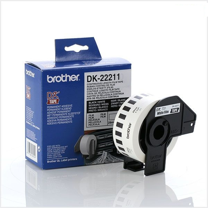 Brother DK-22211 White Continuous Film Tape 29mm x 15.24m на супер цена