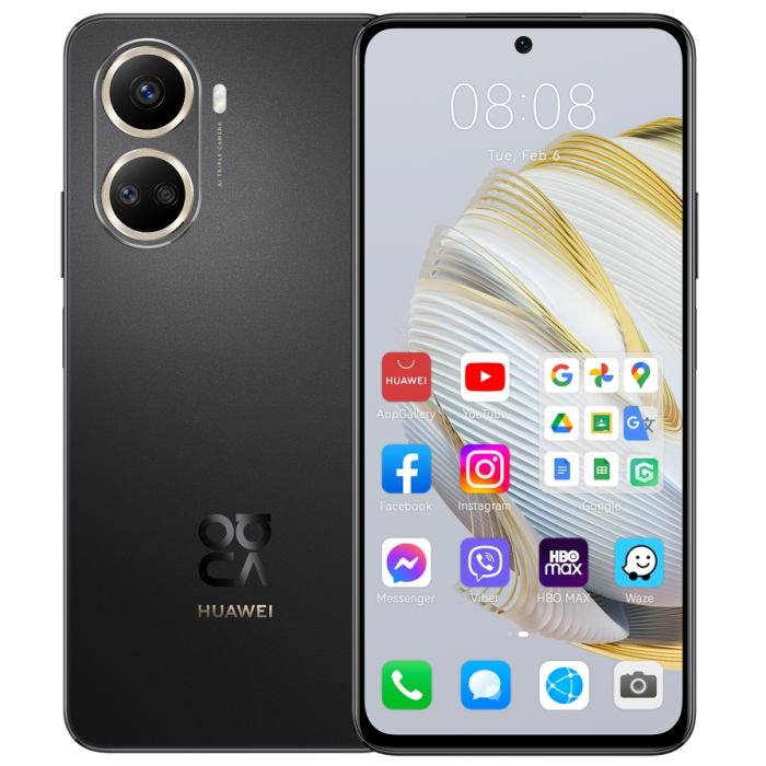 Huawei Nova 10 SE Black, BNE-LX1, 6.67", 2400x1080, Qualcomm Snapdragon 680 4G, 8GB, 128GB, Camera 108+8+2MP/ Front 16MP, 4500mAh, FPT, BT 5.0, USB Type-C 2.0, HMS, EMUI 12 на супер цена