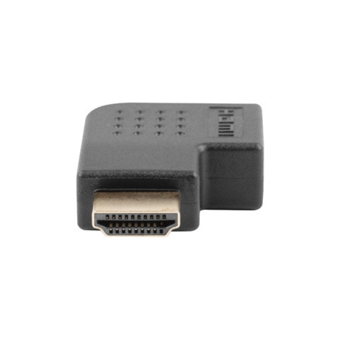 Lanberg Adater HDMI(M)->HDMI(F) Adater Angled Left Black (тъмнейл - 1)