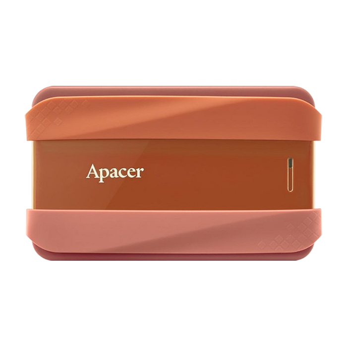 Apacer AC533, 1TB 2.5" SATA HDD USB 3.2 Portable Hard Drive Plastic / Rubber Garnet red