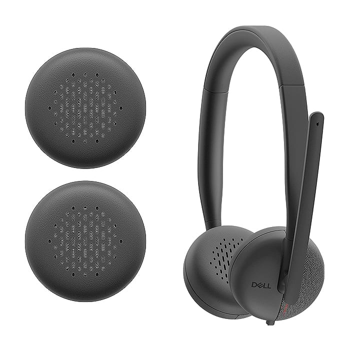 Dell Wired Headset WH3024 + Dell Wired Headset Ear Cushions - HE324 на супер цена