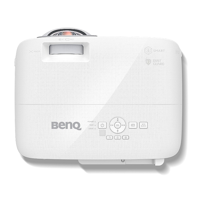 BenQ EW800ST, Short Throw, Wireless Android-based Smart Projector, DLP, WXGA (1280x800), 16:10, 3300 Lumens, 20000:1, Speaker 2W, USB Reader for PC-Less Presentations, Built-in Firefox, LAN, BT 4.0, Dual Band WiFi, 3D, Lamp 200W, up to 15000 hrs, White (тъмнейл - 4)