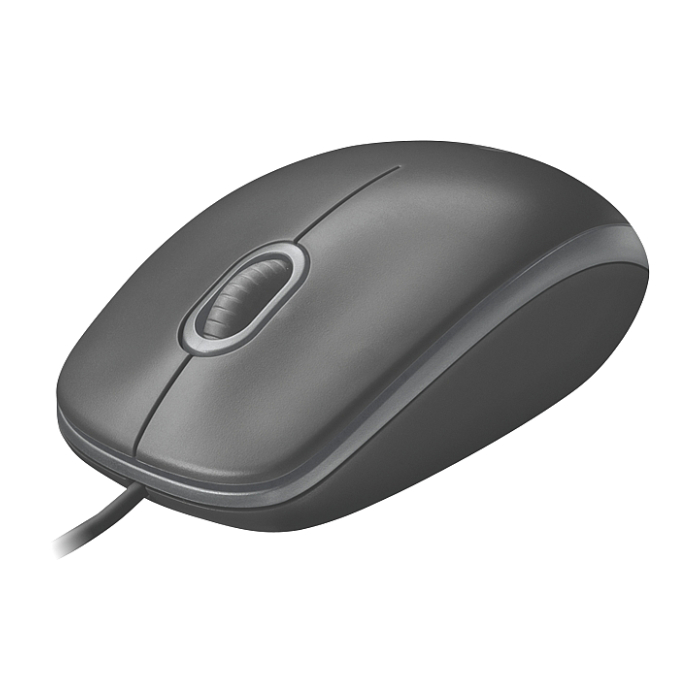 Logitech B100 Optical Mouse for Business Black (тъмнейл - 2)