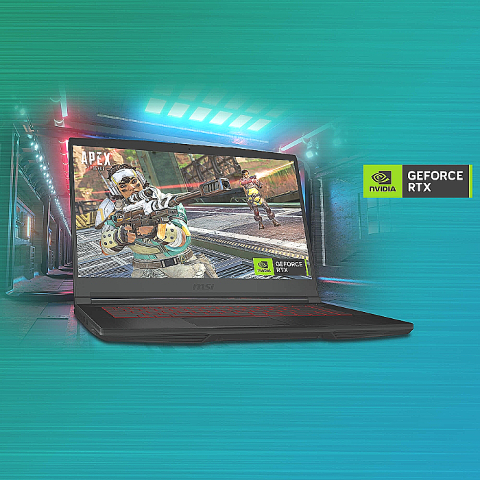 MSI Thin GF63 12UC, i5-12450H (8C/12T, 12 MB, up to 4.40 GHz), 15.6" FHD (1920x1080), 144Hz, IPS-Level, RTX 3050 4GB GDDR6, 8GB DDR4 (3200MHz), 512GB NVMe PCIe SSD Gen4x4, Red Backlit Gaming Keyboard, NO OS, Black (тъмнейл - 2)