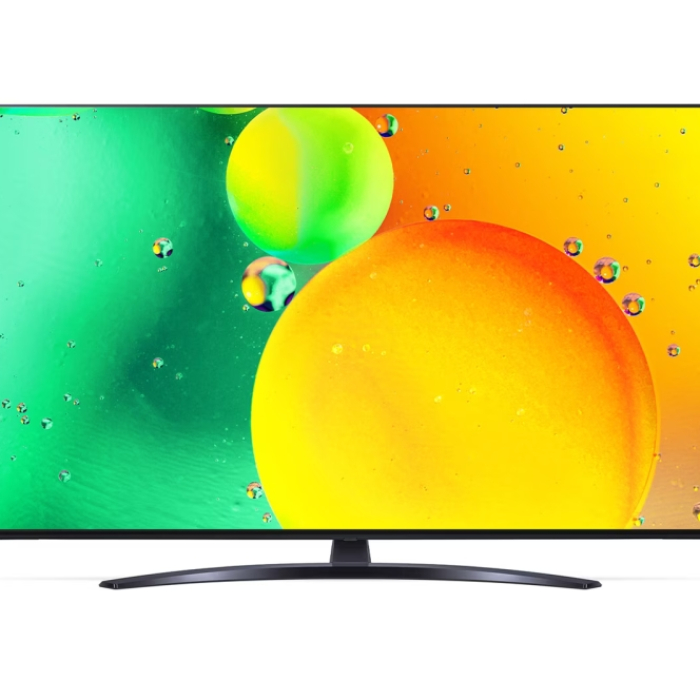 LG 70NANO763QA, 70" 4K IPS HDR Smart Nano Cell TV, 3840x2160, Pure Colors, DVB-T2/C/S2, Active HDR ,HDR 10 PRO, webOS Smart TV, ThinQ AI, NVIDIA GeForce, HGiG, WiFi, Clear Voice Pro, Bluetooth 5.0, Miracast / AirPlay2, One Pole stand, Black (тъмнейл - 1)