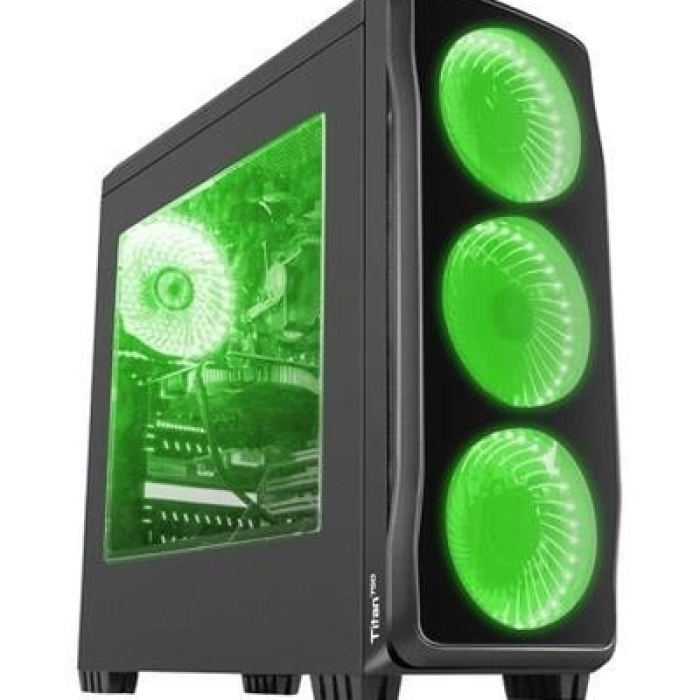 Genesis Case Titan 750 Green Midi Tower Usb 3.0 на супер цена