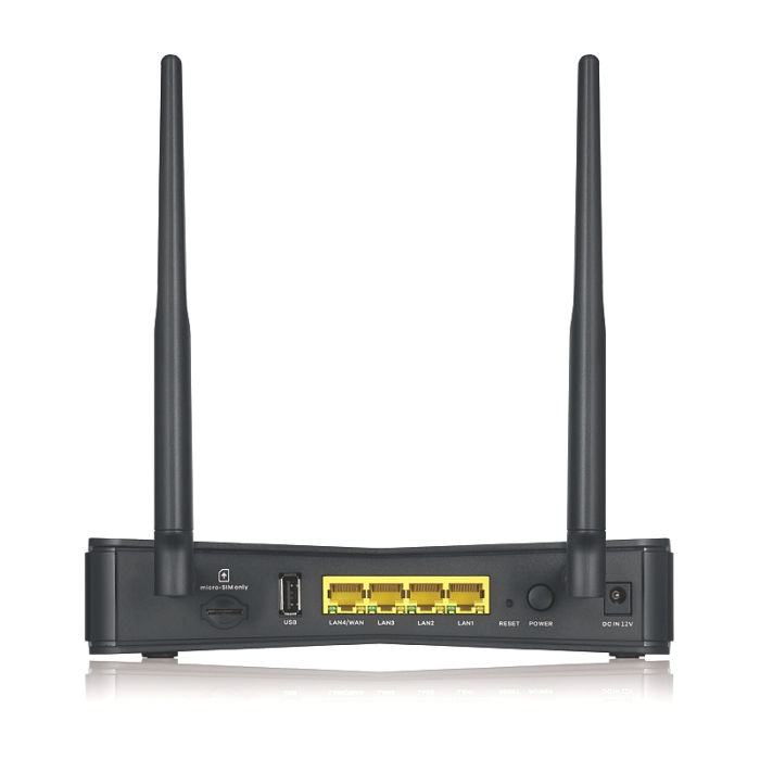 ZyXEL Nebula LTE3301-PLUS, LTE Indoor Router , NebulaFlex, with 1 year Pro Pack, CAT6, 4x Gbe LAN, AC1200 WiFi (тъмнейл - 3)