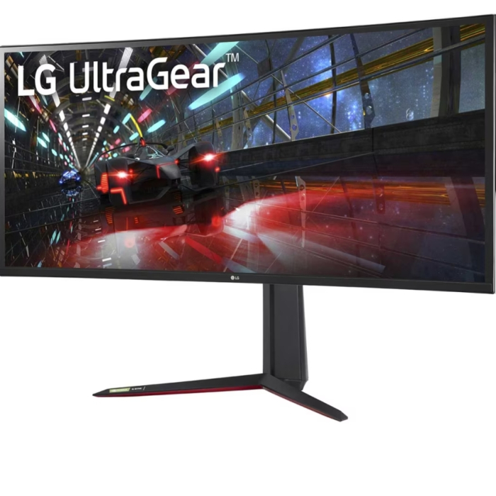 LG 38GN950P-B, 37.5" Ultragear Nano IPS 1ms, 21:9 Curved Gaming QHD+ (3840x1600), 160Hz, 1000:1, 450 cd/m2, 1000:1, DCI-P3 98%, AMD FreeSync, NVIDIA G-Sync, HDR 600, Sphere Lighting 2.0, USB Down/Up-stream, HDMI, DisplayPort, Tilt/Height, Black (тъмнейл - 1)