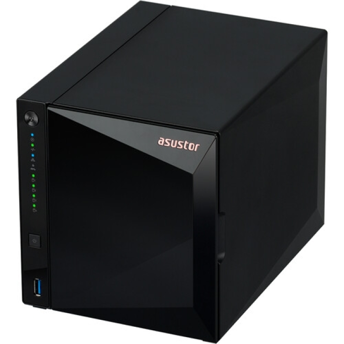 Asustor AS3304T_V2, 4 bay NAS, Realtek RTD1619B, Quad-Core, 1.7GHz, 2GB DDR4 (not ex.), 2.5GbE x1, USB3.2 Gen1 x3, WOW (Wake on WAN), Ttoolless installation, with hot-swappable tray, hardware encryption, MyArchive, EZ connect, EZ Sync, WoL, System Sleep (тъмнейл - 4)