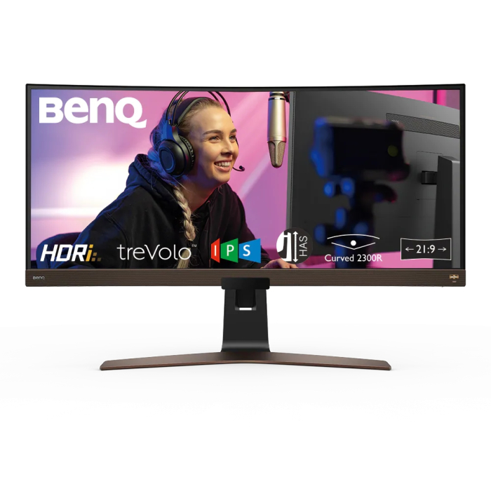 BenQ EW3880R, 37.5" IPS, HDRi, 4ms(GtG), 3840x1600, 95% DCI-P3, Flicker-free,B.I.+,LBL, 2300R, sRGB, 1000:1, DCR 20M:1, 10bit, 400 cd/m, HDMI(v2.0)x2, DP, USB Type-C(PD 60W, DP Alt mode), treVolo Speakers 3Wx2+Woofer 8W,Tilt,Vesa, RemConr.,Mac Compat на супер цена