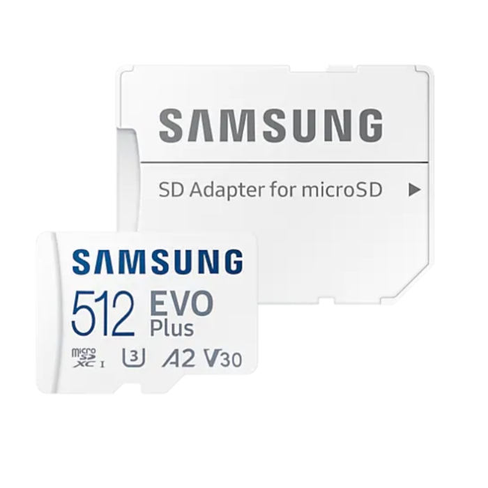 Samsung 512GB micro SD Card EVO Plus with Adapter, Class10, Transfer Speed up to 130MB/s (тъмнейл - 3)