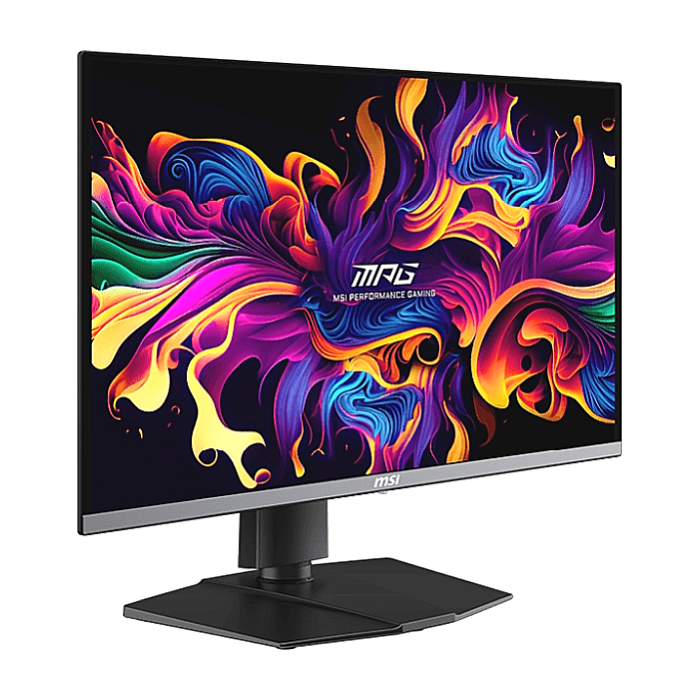 MSI MPG 271QRX QD-OLED, 26.5", 360Hz, 0.03ms, WQHD 2560x1440, Oled Care 2.0, Fanless Design with Graphene, ClearMR 13000, KVM, Mystic Light, AI VISION, 250 nits, 1500000:1, 100M;1, DP (1.4a), 2x HDMI (2.1), Type-C (DP alt. PD 90W), USB HUB, Adj.Stand (тъмнейл - 2)