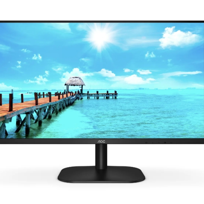 AOC 24B2XH/EU, 23.8" WLED IPS, 1920x1080@75Hz, 4ms GtG, 250cd/m2, 1000:1, DC20M:1, FlickerFree, Low Blue Light, Tilt, D-SUB, HDMI на супер цена