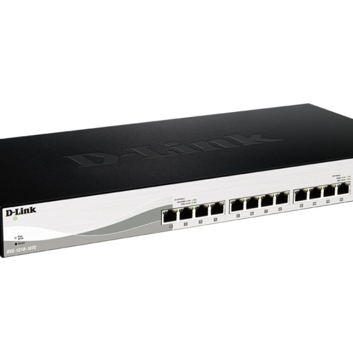 D-Link 16 Port switch including 12x10G ports, 2xSFP & 2xSFP/Combo (тъмнейл - 1)