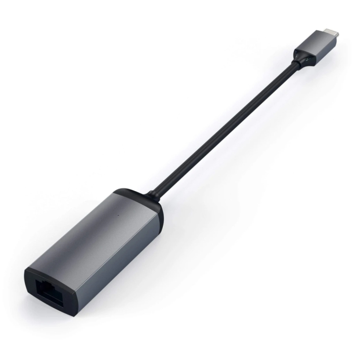 Satechi Aluminium TYPE-C to Ethernet Adapter - Space Gray (тъмнейл - 2)